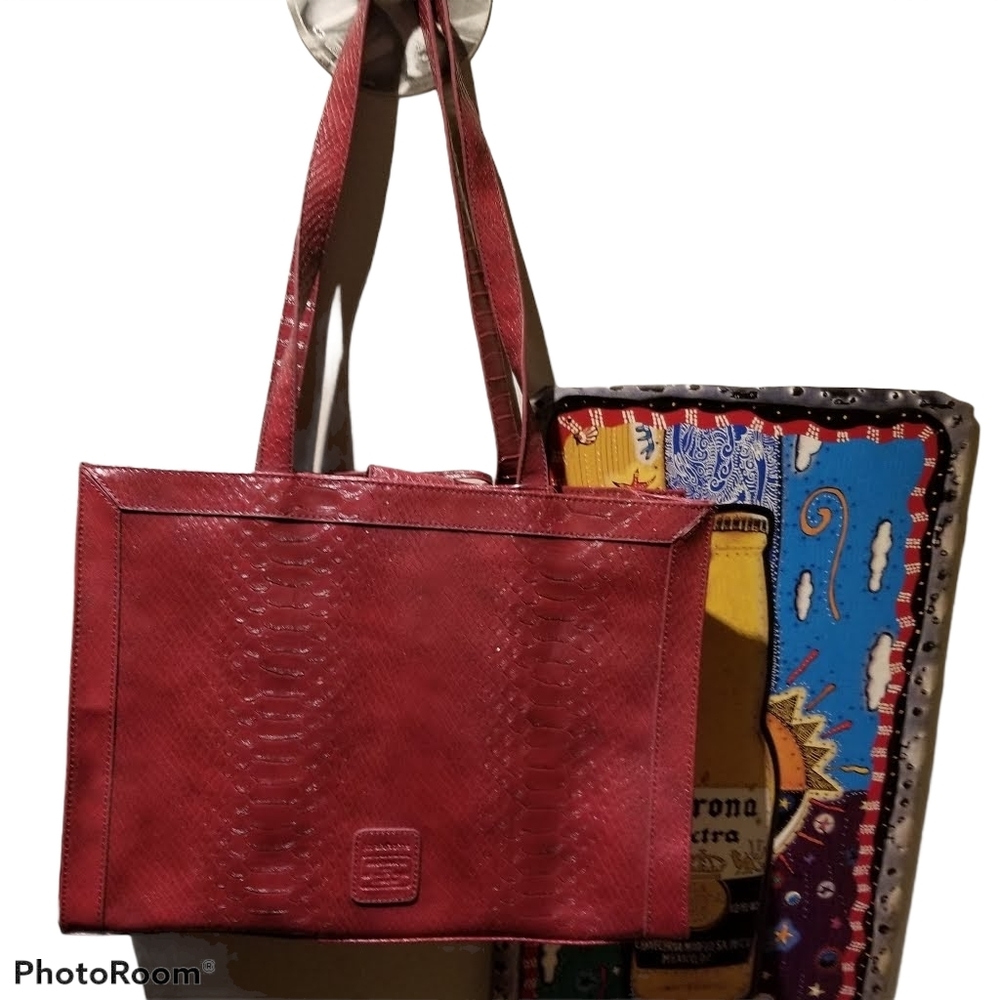 LIZ CLAIBORNE Vegan Croc Purse - Picture 8 of 9